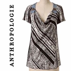EUC Anthropologie Tiny Sticks and Stones Tee
